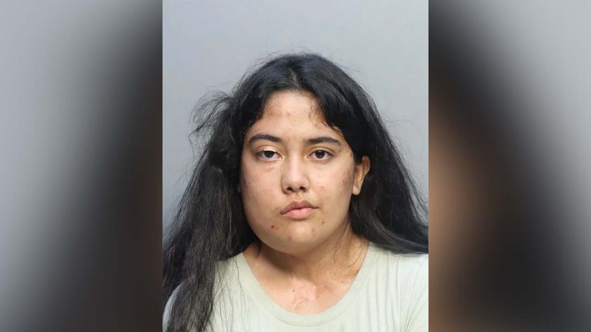 A mugshot of Jazmin Paez