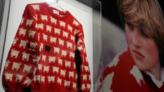 Iconic red sheep sweater worn by Princess Diana expected to sell for over $50K at auction