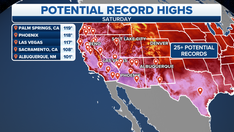 Heat wave expands over southern US as severe storms spread through multiple regions