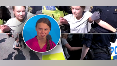 Greta Thunberg dragged out of oil facility by police, claims crime is self-defense from fossil fuels