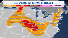 Severe weather in Plains, Northeast to bring possible flash flooding threats