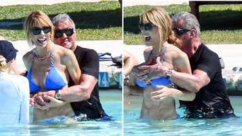 Sylvester Stallone packs on PDA with wife Jennifer Flavin in Italy during rare public appearance