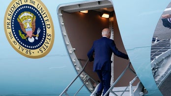 Biden stumbles trying to board Air Force One following leaders summit