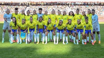 Brazil women's soccer team supports Iran protesters with message on side of plane ahead of World Cup