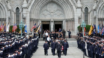Newark firefighter killed in cargo ship fire promoted to captain during emotional funeral service