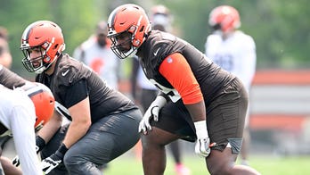 Browns run sprints to end training camp after two skirmishes leave Tyrone Wheatley Jr. injured