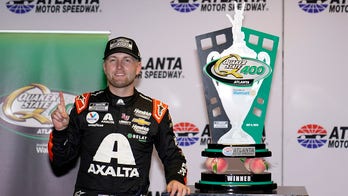 William Byron wins rain-shortened NASCAR race in Atlanta for series-leading fourth victory of the season