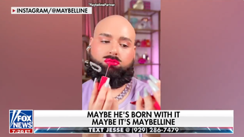Maybelline's partnership with bearded influencer draws mockery, outrage: 'Maybe he's born with it?'