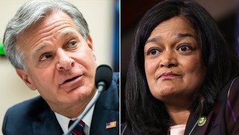 House Dem Jayapal grills FBI's Wray on collecting Americans' data, warns of 'difficult' FISA reauthorization