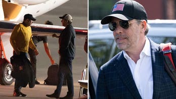 Hunter Biden spotted getting off private jet days after contradicting president’s claim on foreign cash