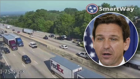 DeSantis involved in car accident on drive to Chattanooga; Florida governor unhurt