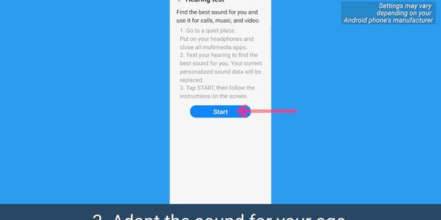 Android ekran görüntüsü test duruşması