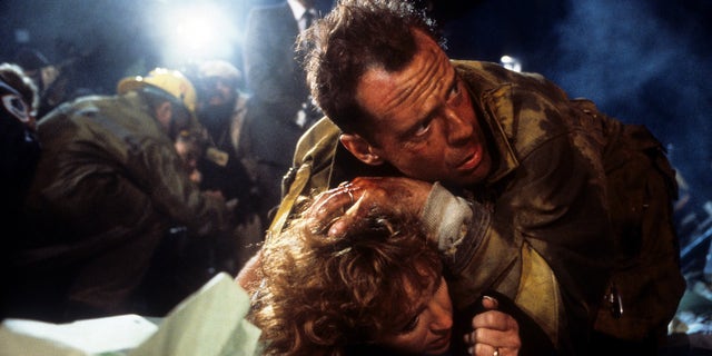 Bonnie Bedelia and Bruce Willis in Die Hard