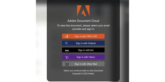 Betrugsversion von Adobe