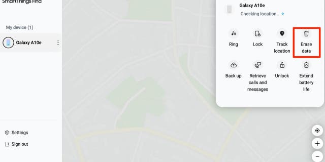 Cihazımı bul ekran görüntüsü