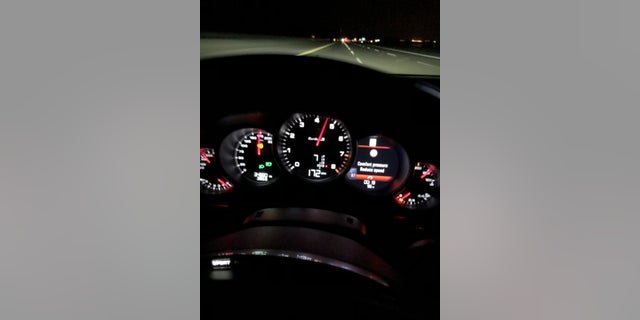 Hunter's Porsche dashboard