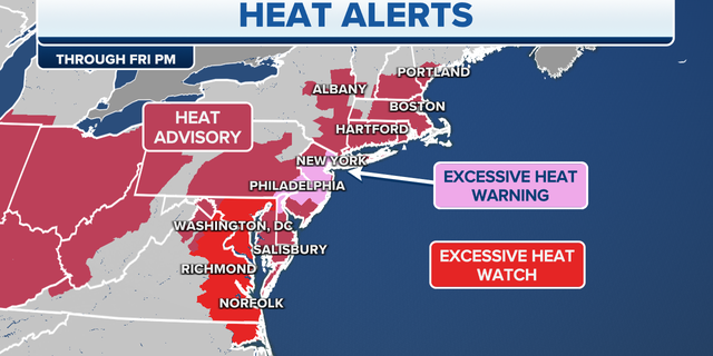 Dangerous heat spreads across Plains, Southwest finally gets some rain ...