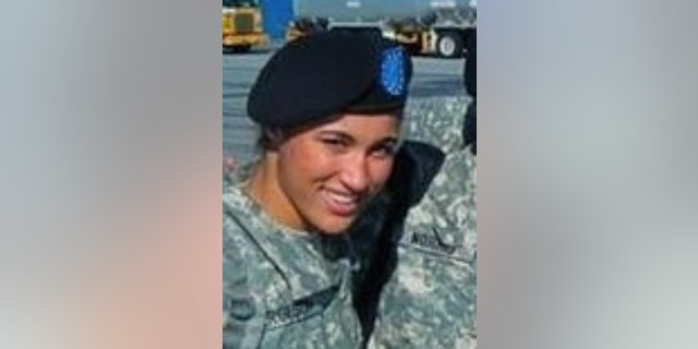 Danicka Bergeson in US army uniform