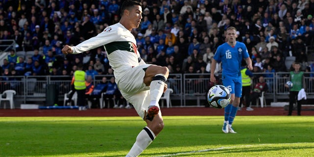 Cristiano Ronaldo durante il gioco