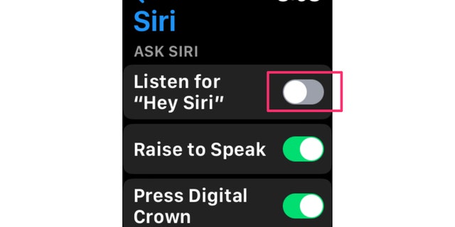 A screenshot of the Siri screen.