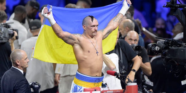 Oleksandr Usyk dopo la partita