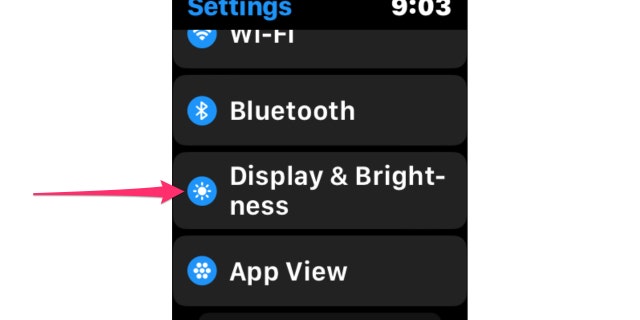 Screenshot of the Settings screen.