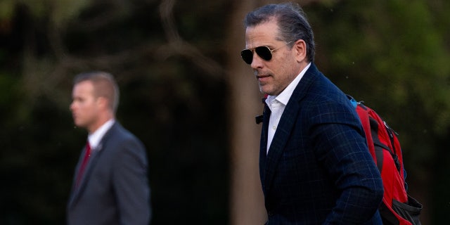 Hunter Biden arrives at Fort McNair in DC