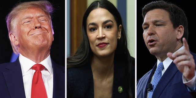 Alexandria Ocasio-Cortez Trump DeSantis