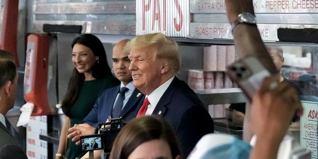Nauta appears with Trump at a restaurant in Philadelphia
