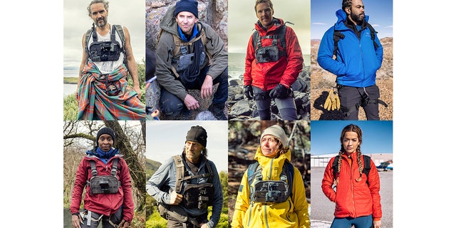 Celebrities in new Bear Grylls show