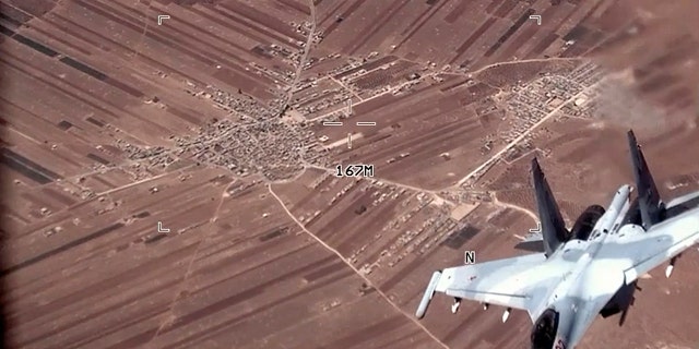 A plane over Syria