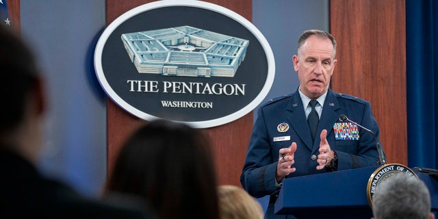 Pentagon spokesman addresses the media