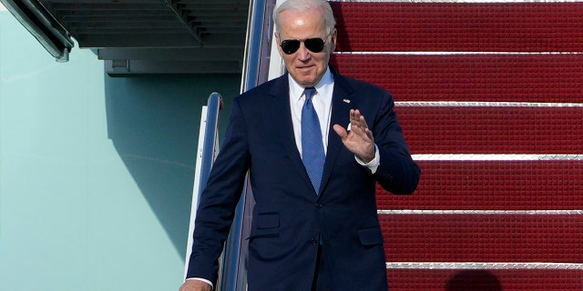 Joe Biden walking