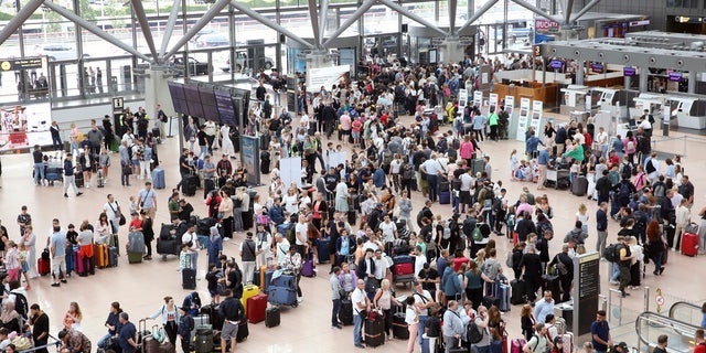 Airline delays protest