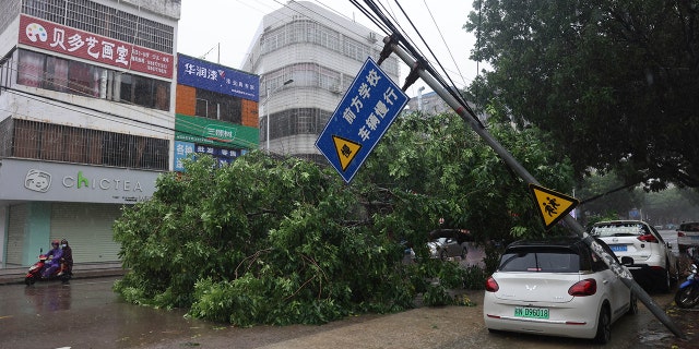 Damage from Typhoon Talim