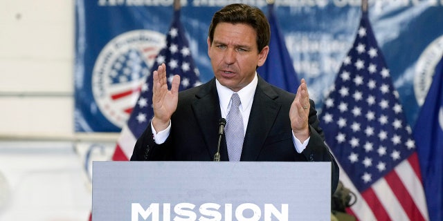 DeSantis während des Wahlkampfstopps in South Carolina