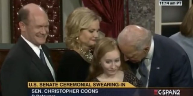 President Joe Biden and Coons