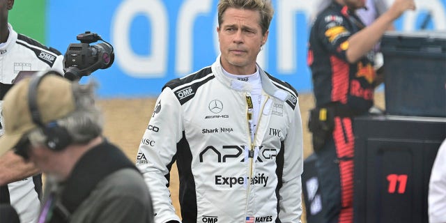 Brad Pitt walking