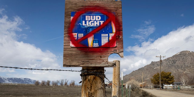 Bud Light sign in Idaho