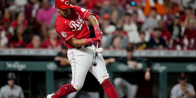 Christian Encarnacion-Strand hits ball