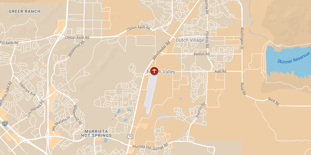 Plane crash map cal fire