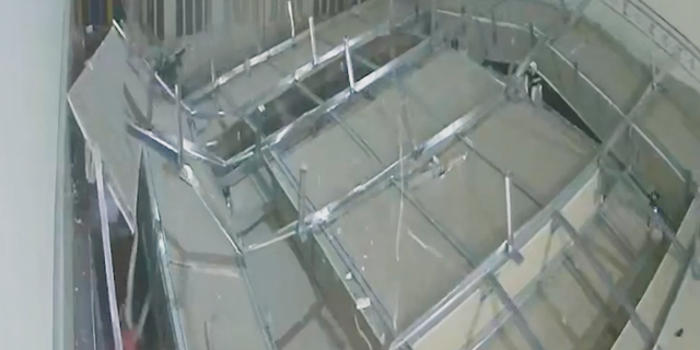 Ceiling collapses in Cambodia