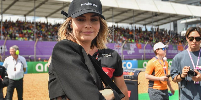 Cara Delevigne at the British GP