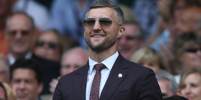 Carl Froch at Wimbledon