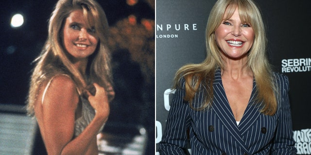 Christie Brinkley then and now split