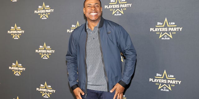 Curtis Granderson smiles
