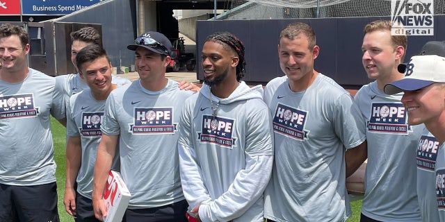Yankees with Damar Hamlin