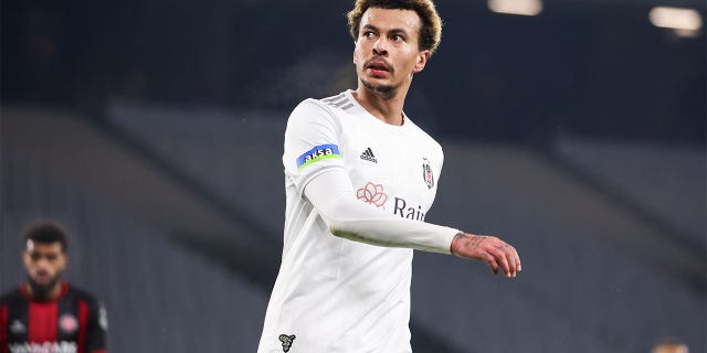 Dele Alli looks into crowd
