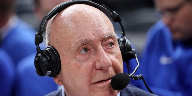 Dick Vitale looks up