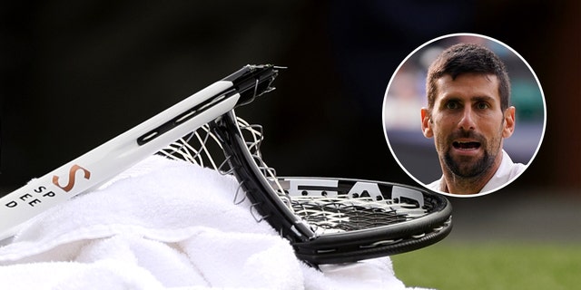 Djokovic's racket